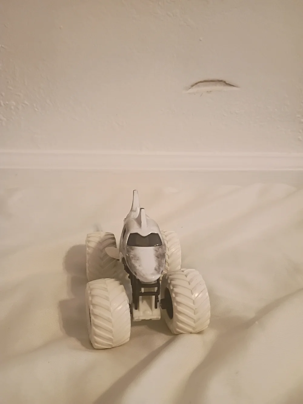 Monster Jam Megalodon White Monster Truck